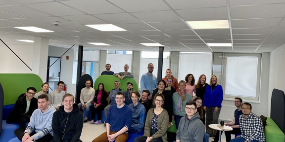 Photo. Group picture of Lamarr scientists. 